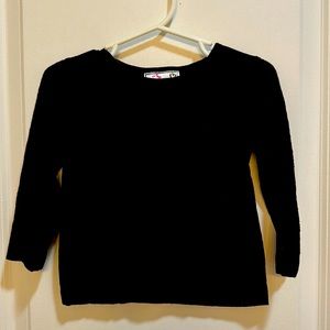 3T Cherrystix Girls Black Long Sleeve Shirt